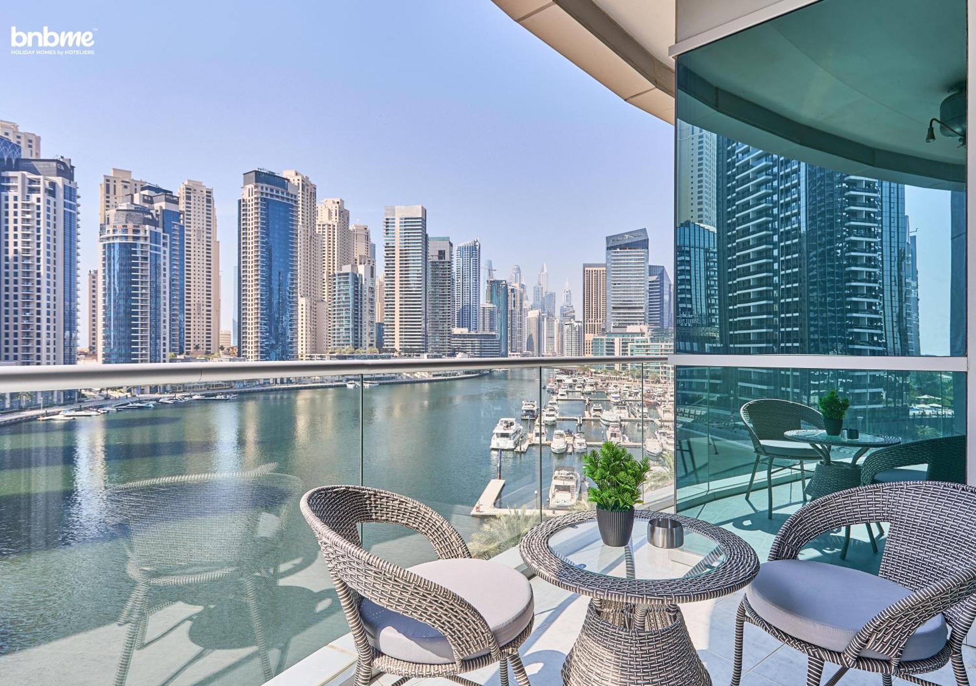 شقة Bnbmehomes - Damac Waves Tower دبي